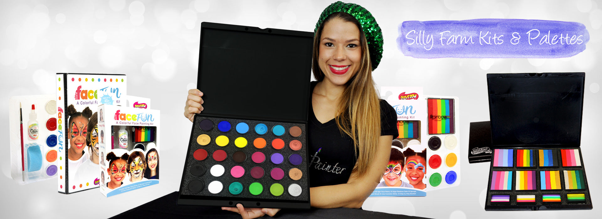 The Nathalie FAB 6 Color Face Paint Kit