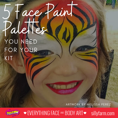 Cheap Professional Face & Body Painting Kit Colors Rainbow Water Activated  Paints Split Cakes Palette