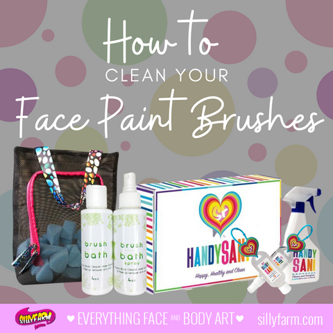 How to Clean Your Face Paint Brushes