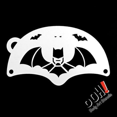 cable servilleta marco Bat Hero Mask Face Paint Stencil by Ooh! Body Art (K03) | Silly Farm  Supplies