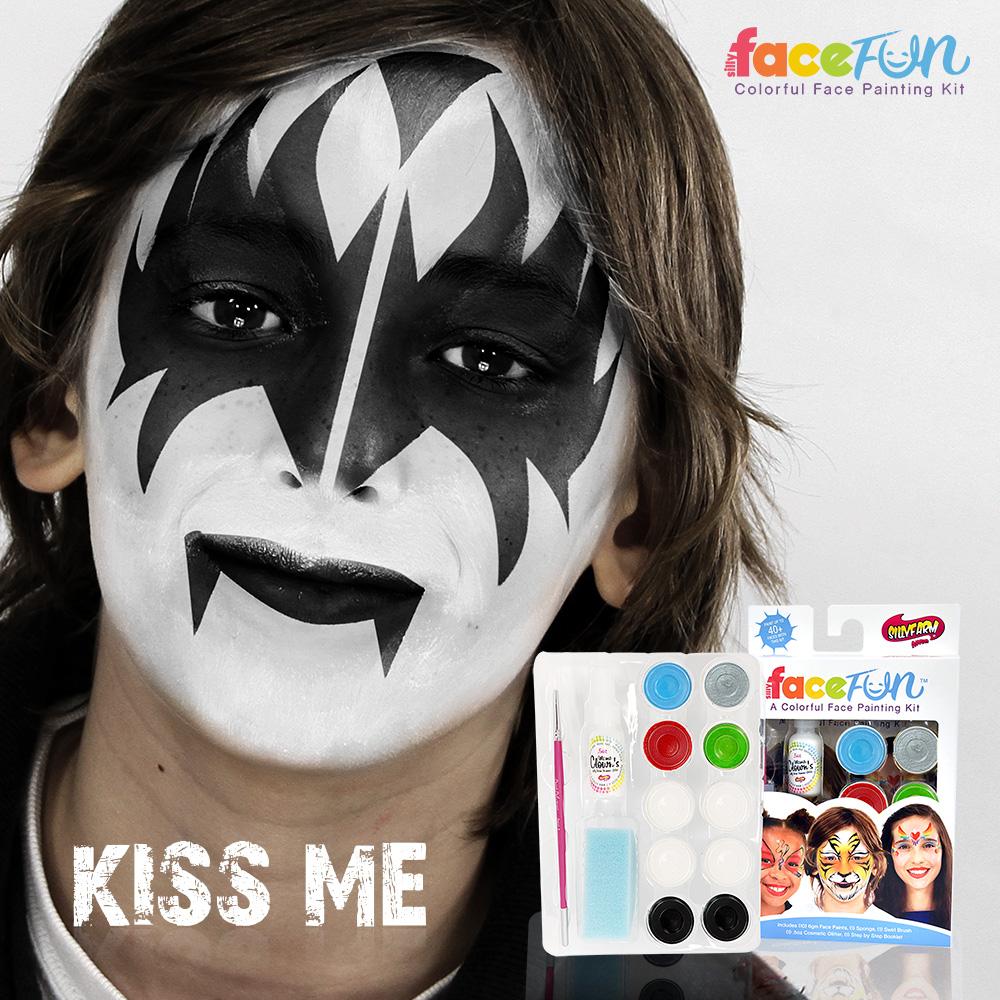 kiss face paint