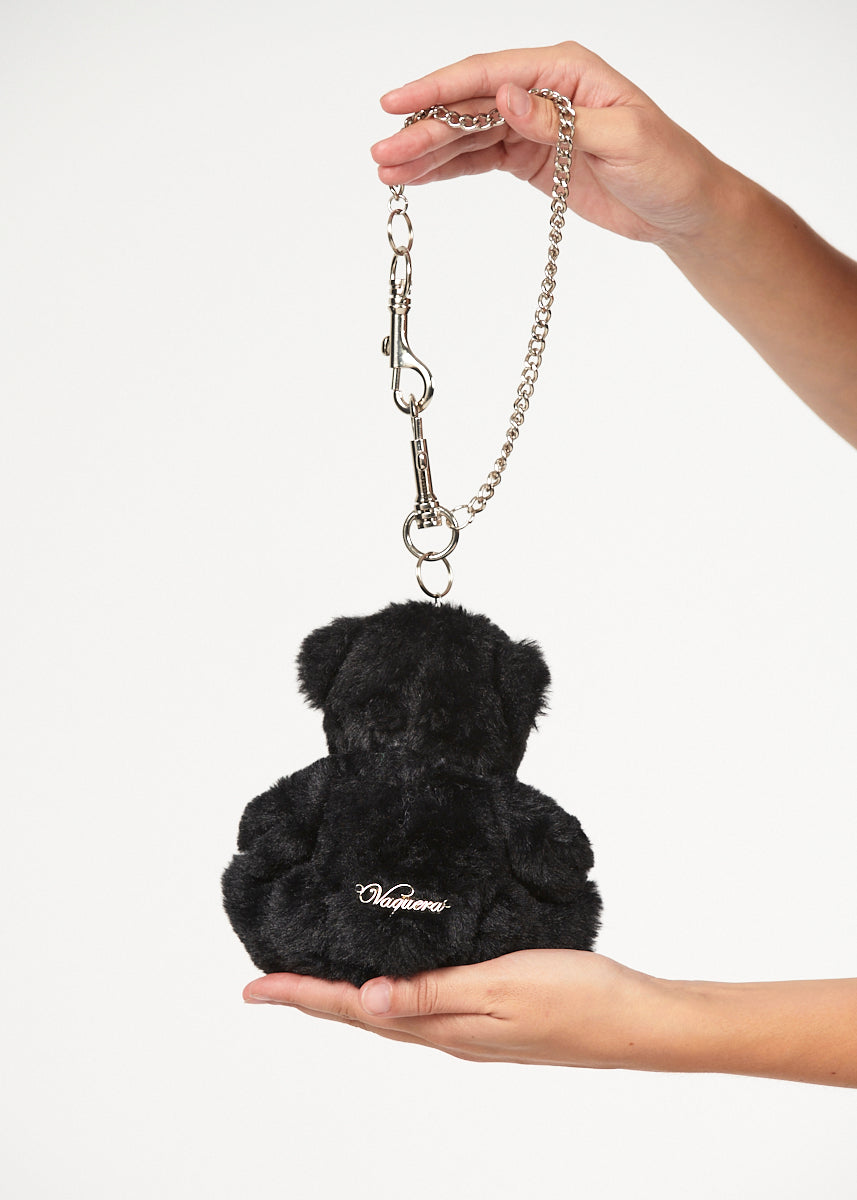 Black Teddy Bear Keychain