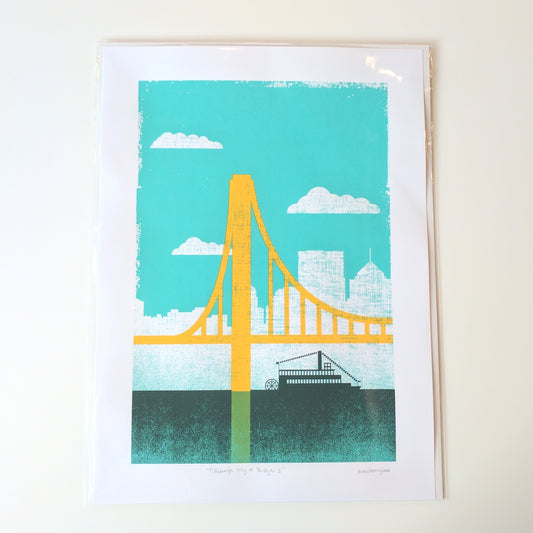 Small Bridges Print – love, Pittsburgh