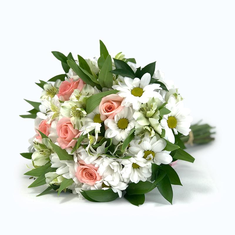 Gerberas Blancas en Jarrón - Flores A Domicilio