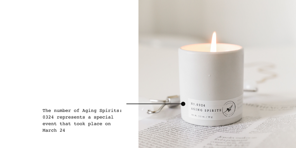 Scneted Candle - Details in the Labels