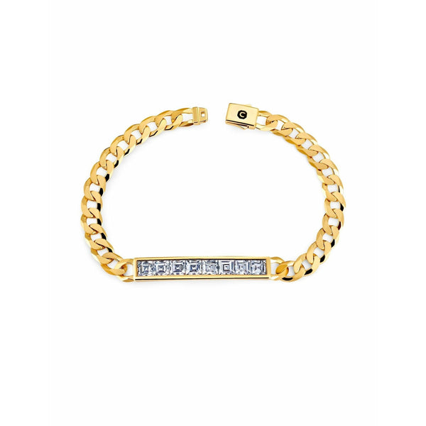 Crislu Prism Baguette Bracelet Finished in Pure Platinum – AGAPANTHUS