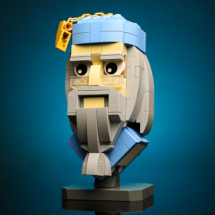 Instructions for Custom LEGO Albus Dumbledore Bust – B3 Customs