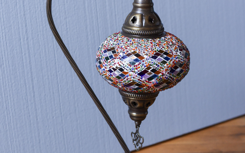 Turkish Lamp in Rainbow