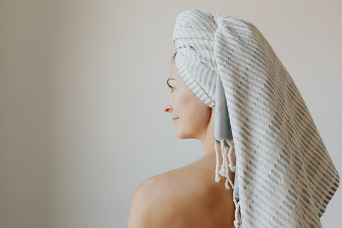 Turkish Towel Hair Wrap