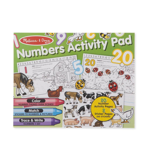 ABC 123 Dot-to-Dot Coloring Pad - Wild Animals — Nature's Workshop