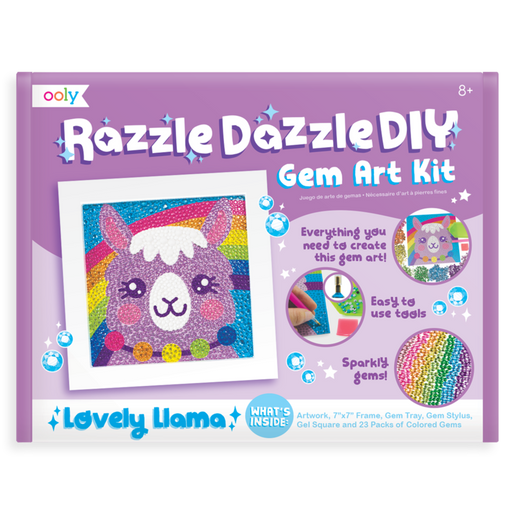 Razzle Dazzle D.I.Y. Mini Gem Art Kit: Cheery Cactus from Ooly