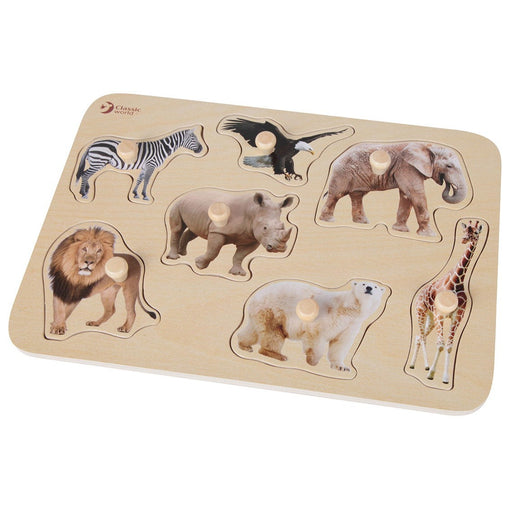 Janod - Chunky Puzzle Zoo - Puzzle en bois 