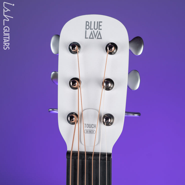 Lava Music Blue Lava Smart Acoustic Guitar Sail White w/ Airflow Bag B-Stock
