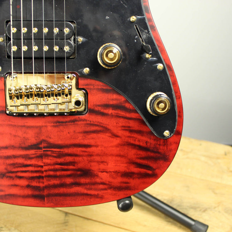 Ibanez SLM10 Scott LePage Transparent Red Matte – Ish Guitars