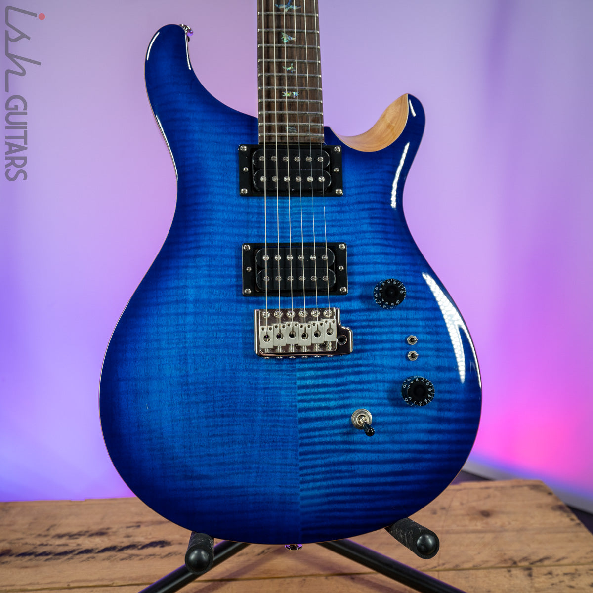 PRS SE Custom 24 Faded Blue Burst 35th Anniversary – Ish Guitars
