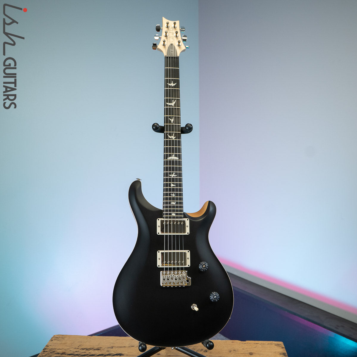 PRS CE 24 Satin Nitro 57/08 Ebony Fretboard Black – Ish Guitars
