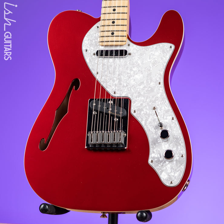 2021 Fender Deluxe Telecaster Thinline Candy Apple Red – Ish Guitars