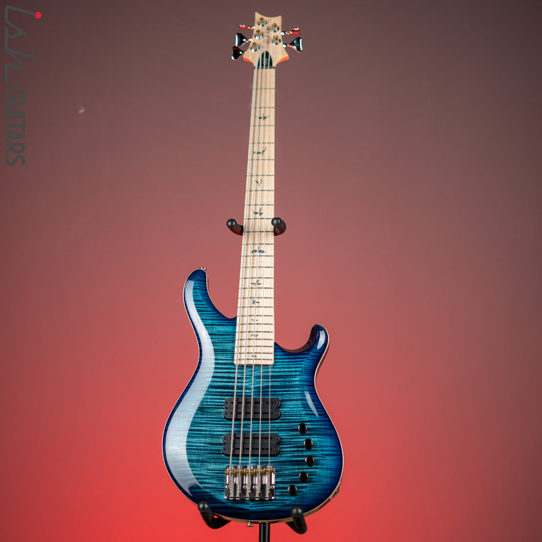 cobalt blue bass guitar