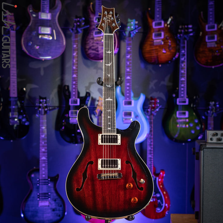 PRS SE Hollowbody Standard Electric Guitar Fire Red Burst – Ish