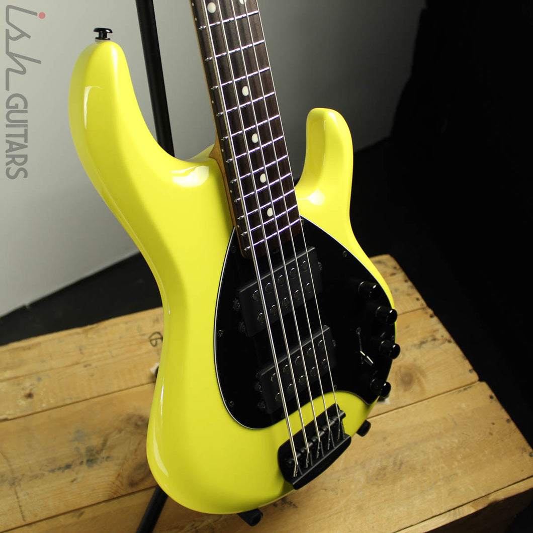 music man stingray yellow