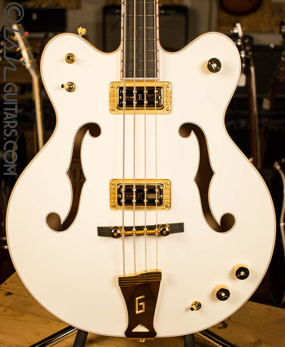 gretsch white falcon bass