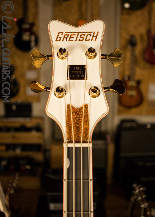 gretsch white falcon bass