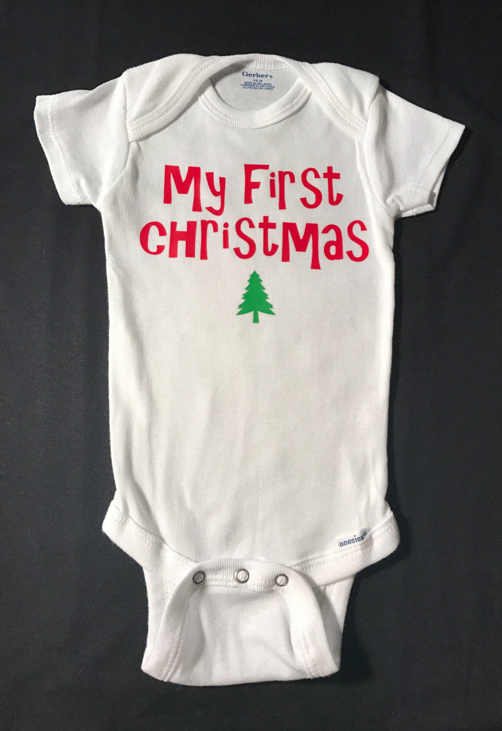 christmas bodysuit baby