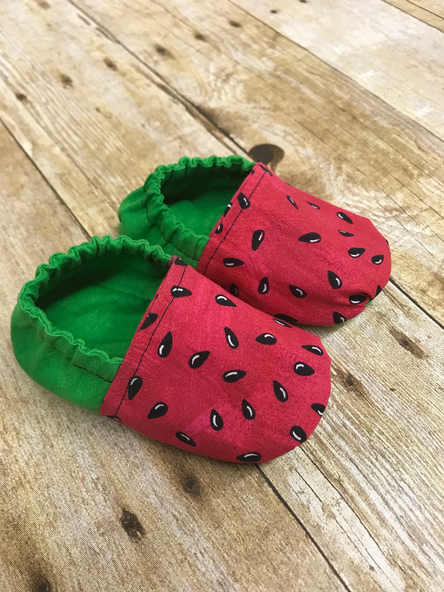 Watermelon Baby Shoes | The Nerdy Birds