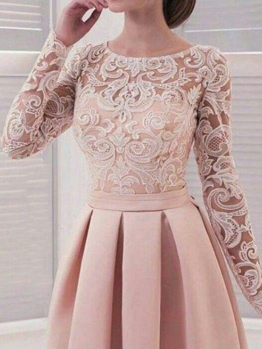 simple dress with lace