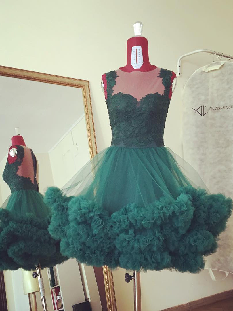 green cute dresses