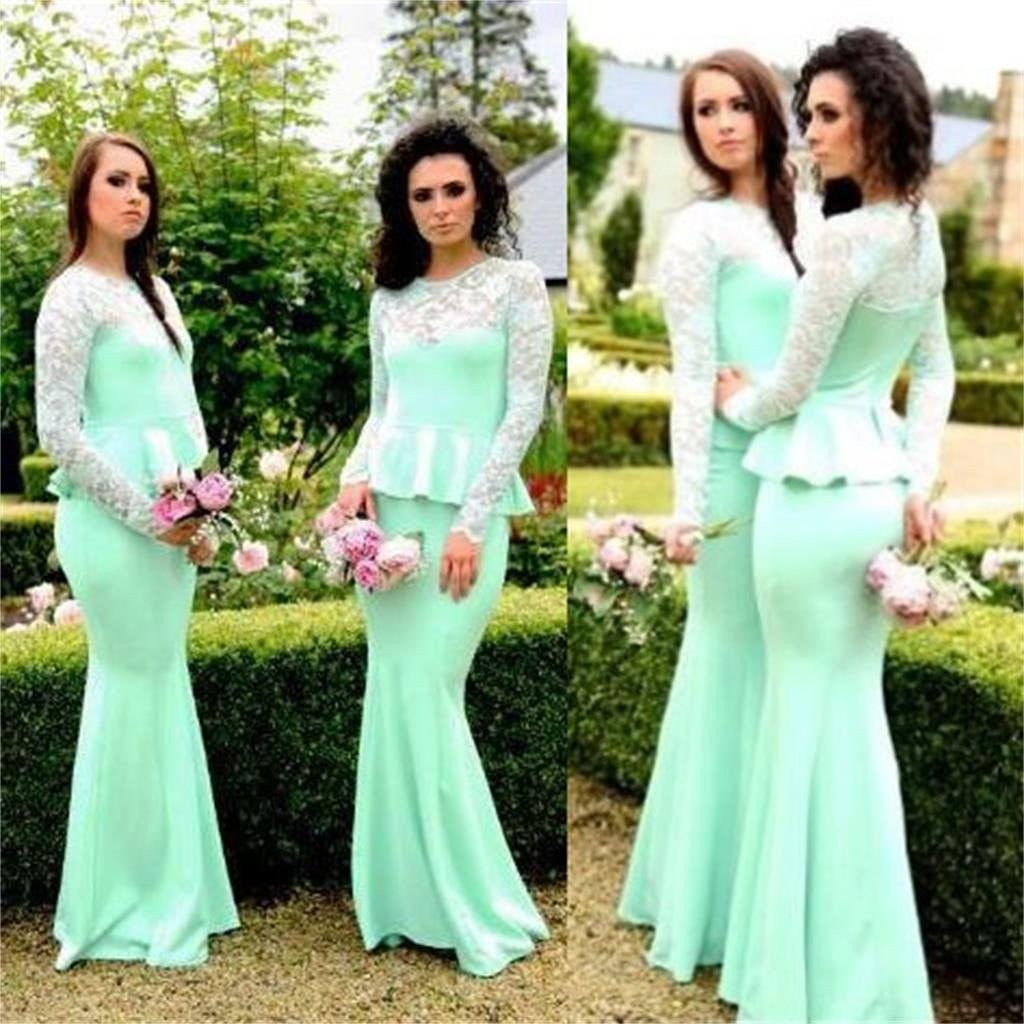 sage lace bridesmaid dresses