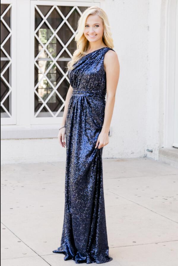 navy dress with sequins