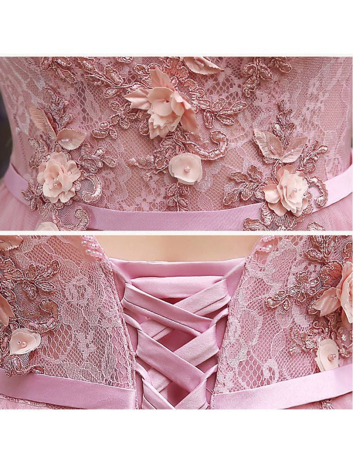 Prom Dresses Lace Short Train V-neck Sexy Prom Dress/Evening Dress #JK ...