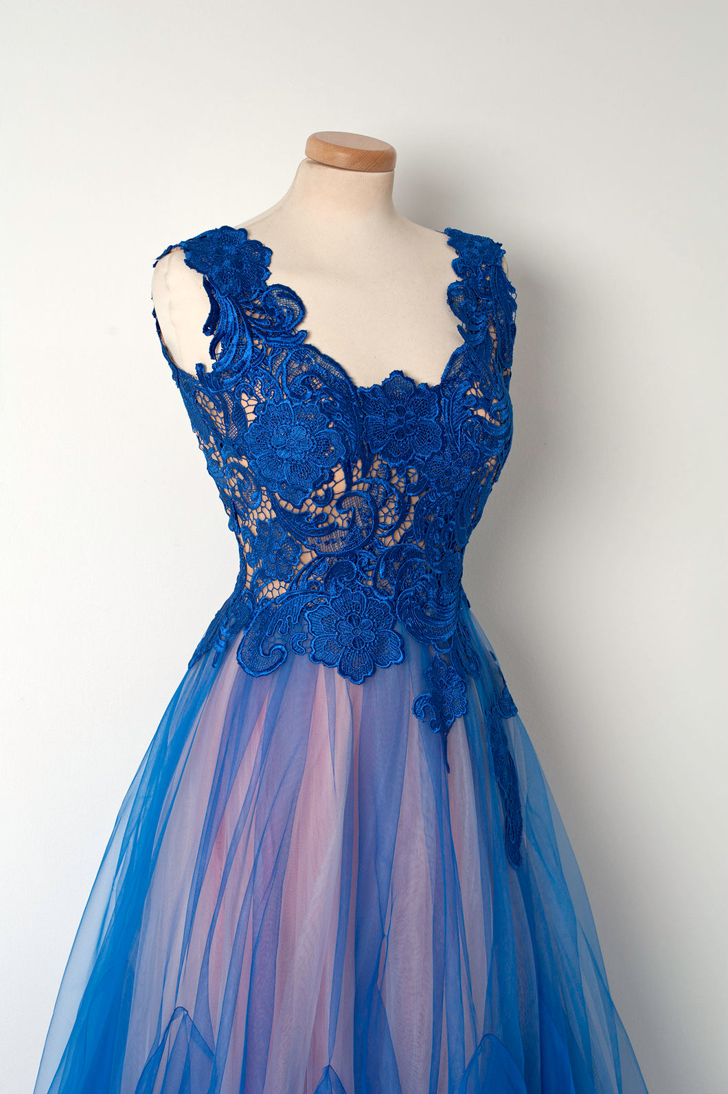 Lace Chic Prom Dresses Sexy Square Long Prom Dress/Evening Dress JKL04