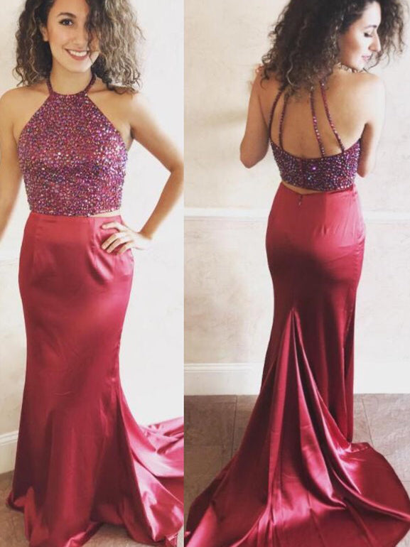 burgundy rhinestone dress