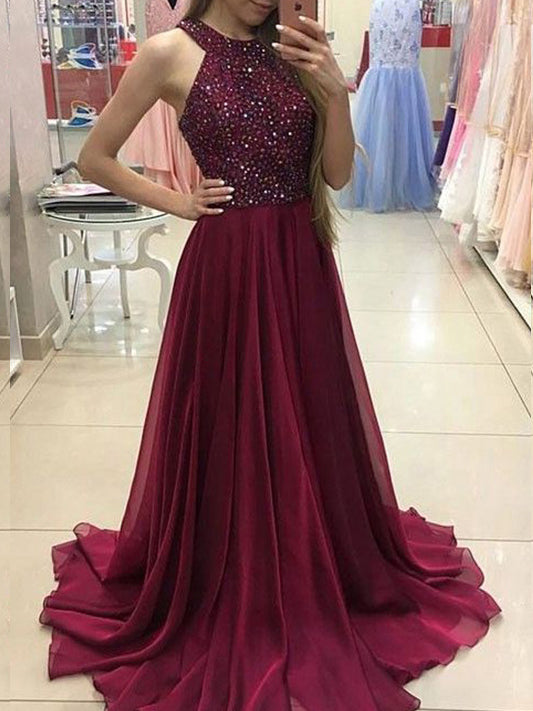 burgundy dress with rhinestones