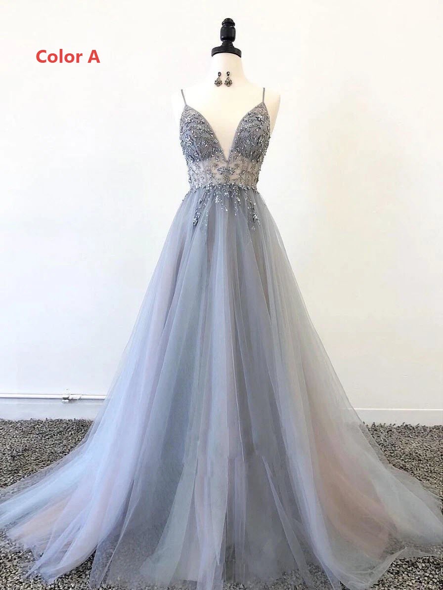 cheap grey prom dresses