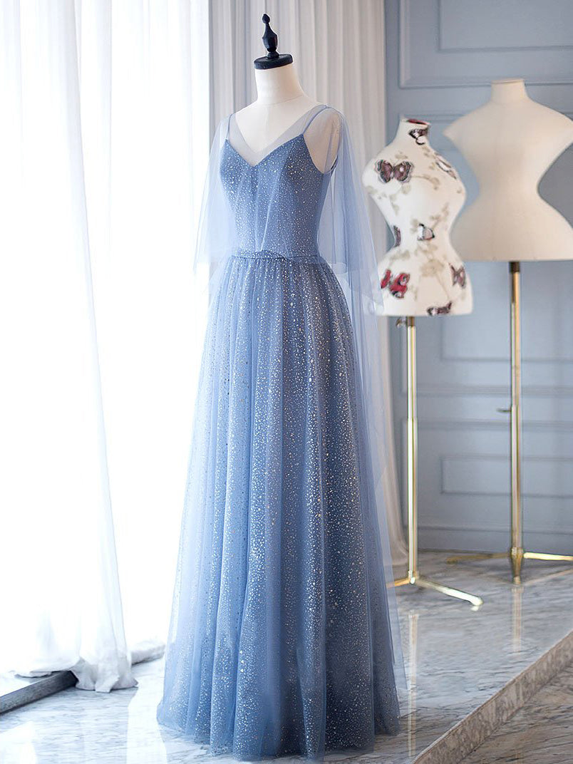 dusty blue sequin dress