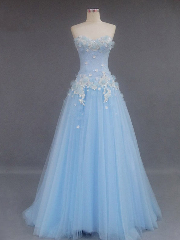 beautiful light blue dresses