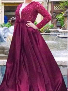 burgundy plus size gowns