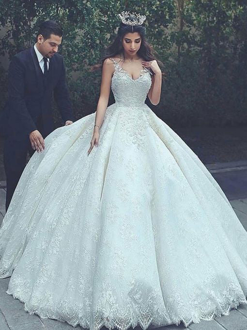 Image of luxurious wedding dresses