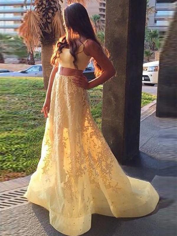 yellow masquerade dress