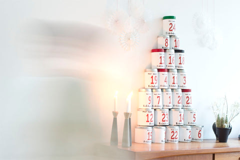 Tin can advent calendar