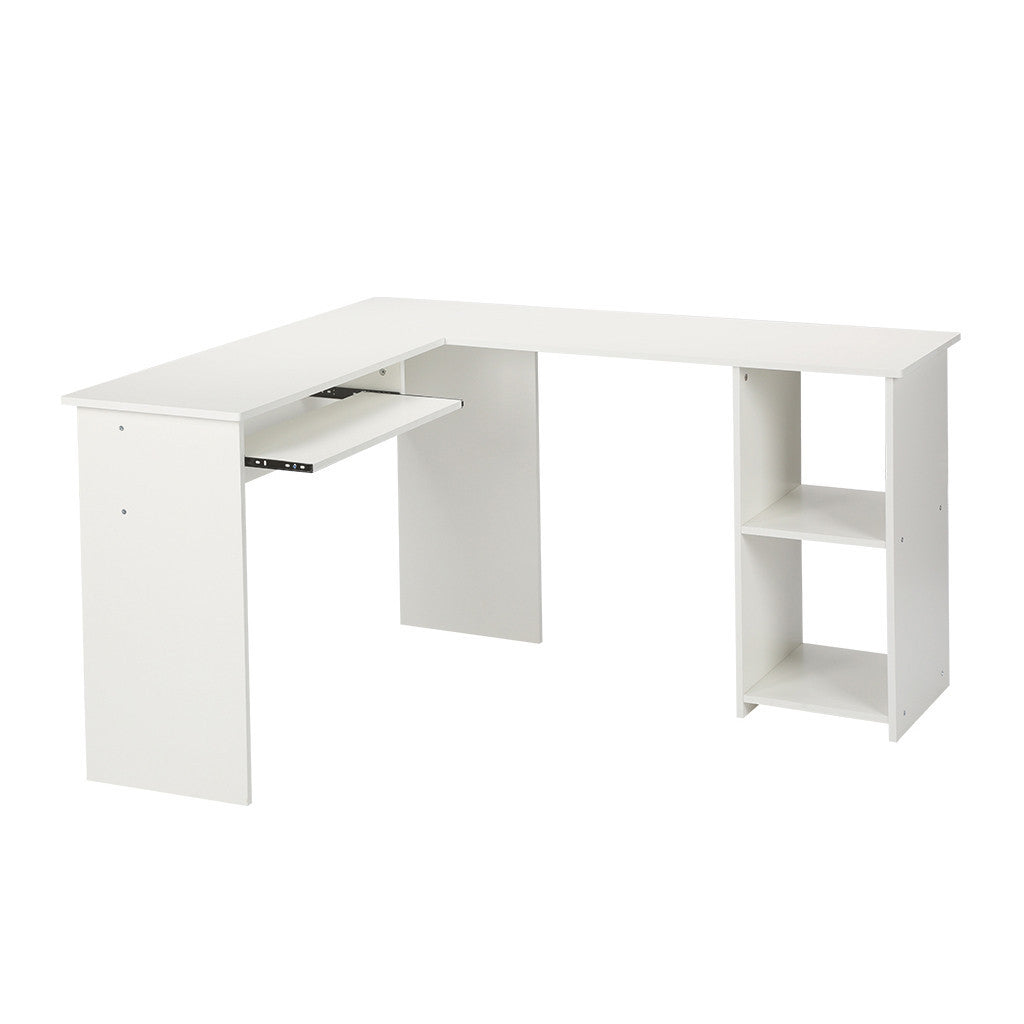 Langria L Shaped Corner Computer Desk Home Office Work Station