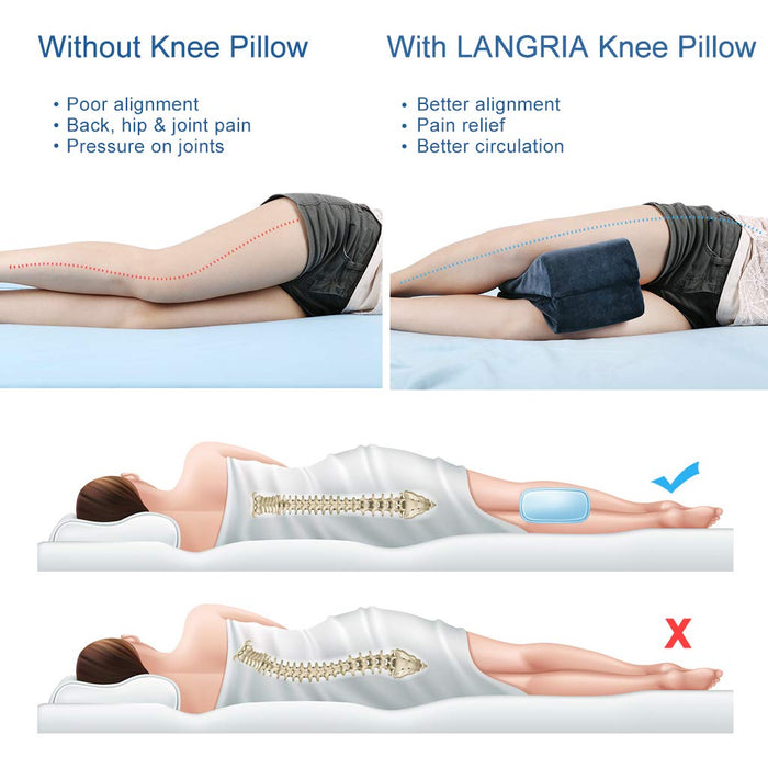how to use v pillow for back pain