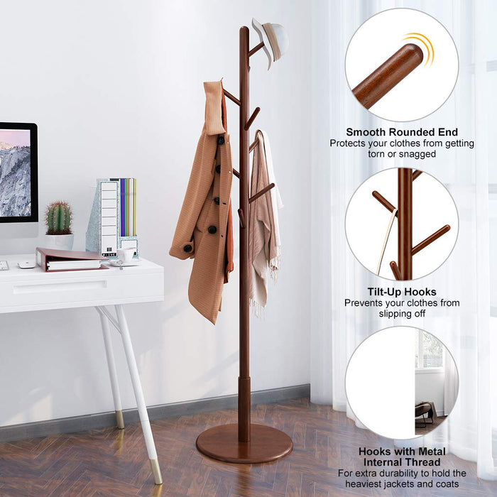 hat and coat rack tree