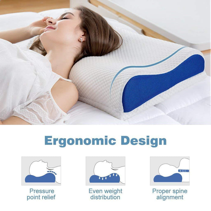 spine align contour neck pillow