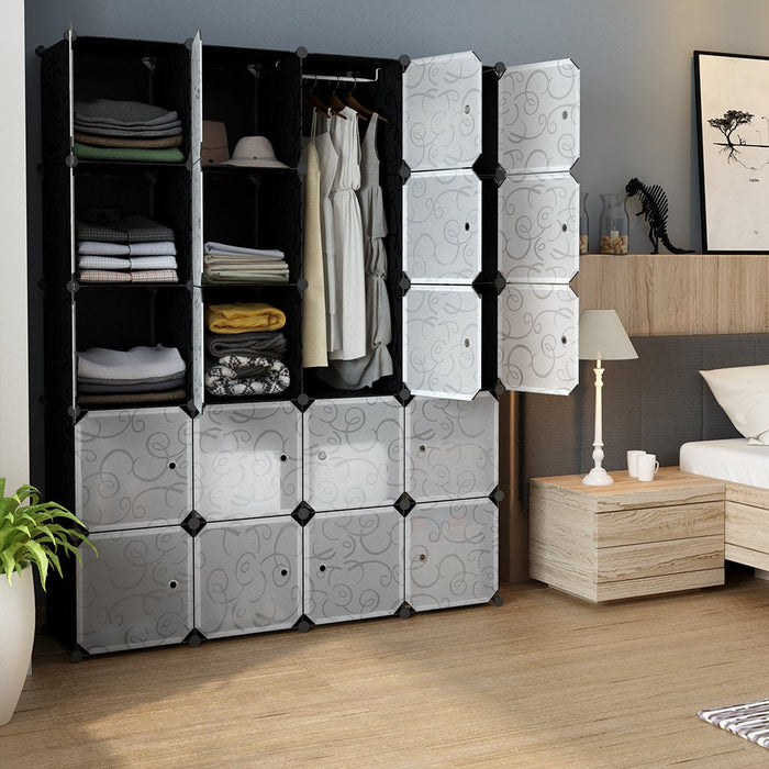 Diy Storage Cube Organizer Wardrobe Modular Closet Plastic Cabinet