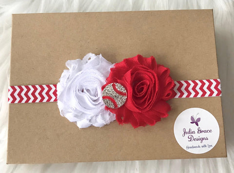 Baby girl discount baseball headband