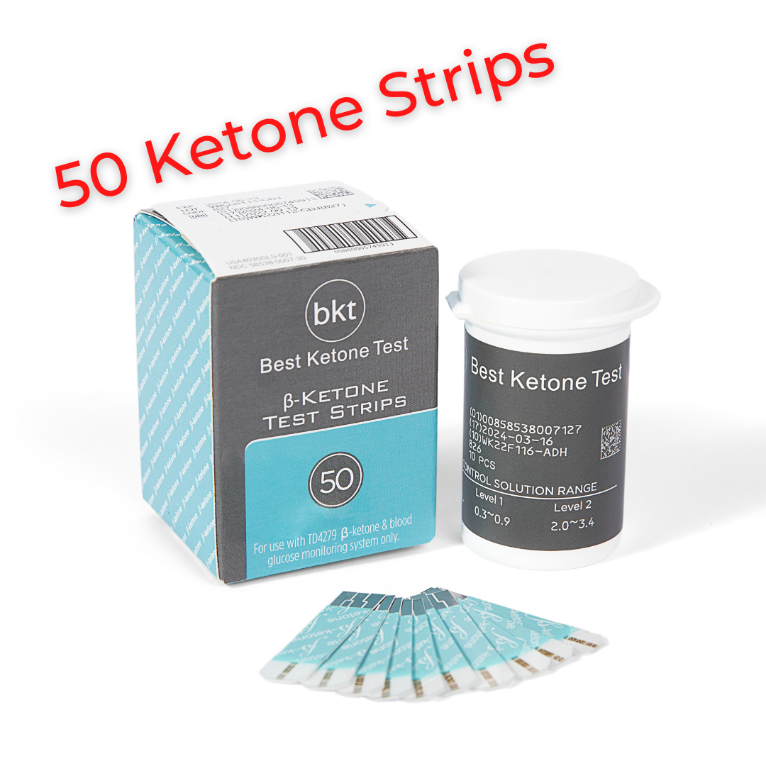 KETO-MOJO 150 Urine Ketone Test Strips with Free Keto Guide eBook